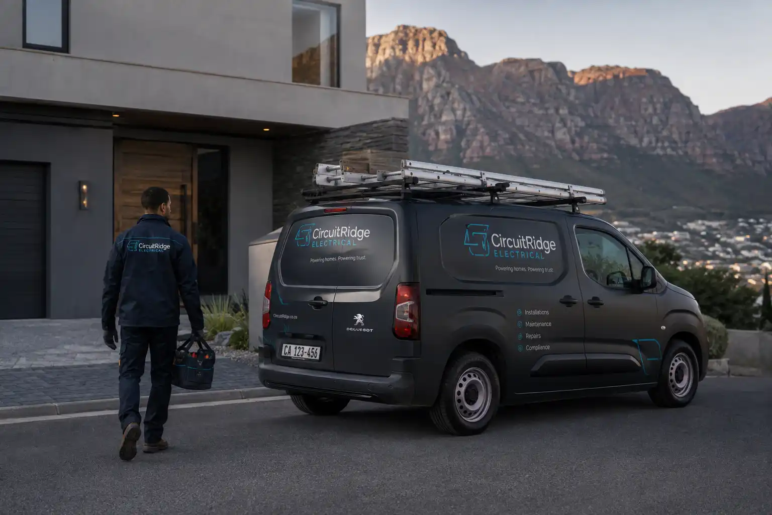 CircuitRidge Electrical service vehicle