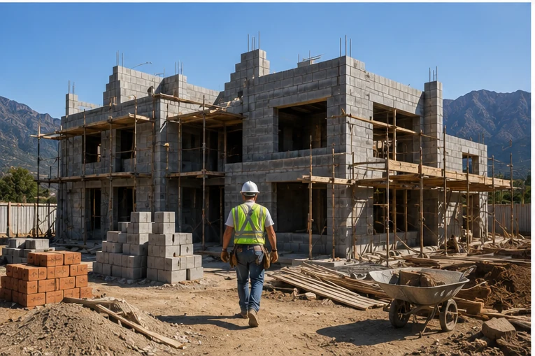 New residential construction project