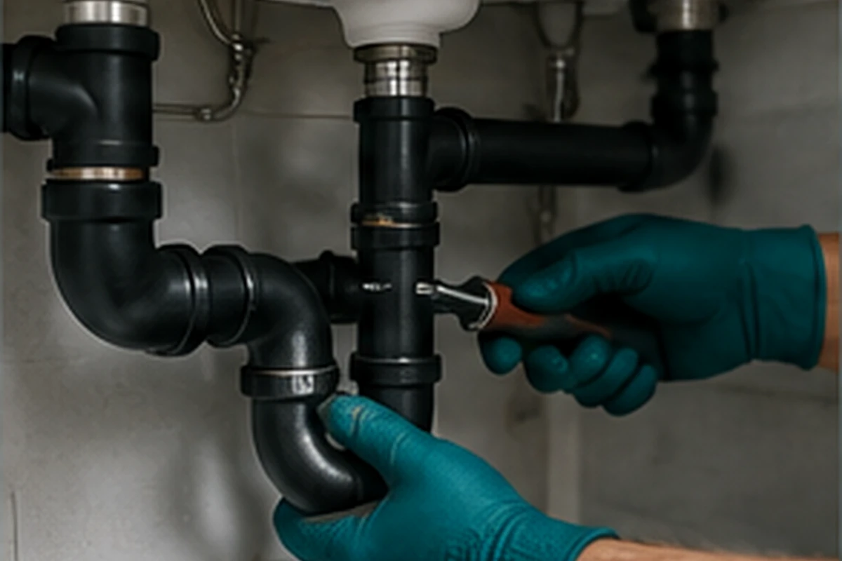 Plumbing maintenance and repair work